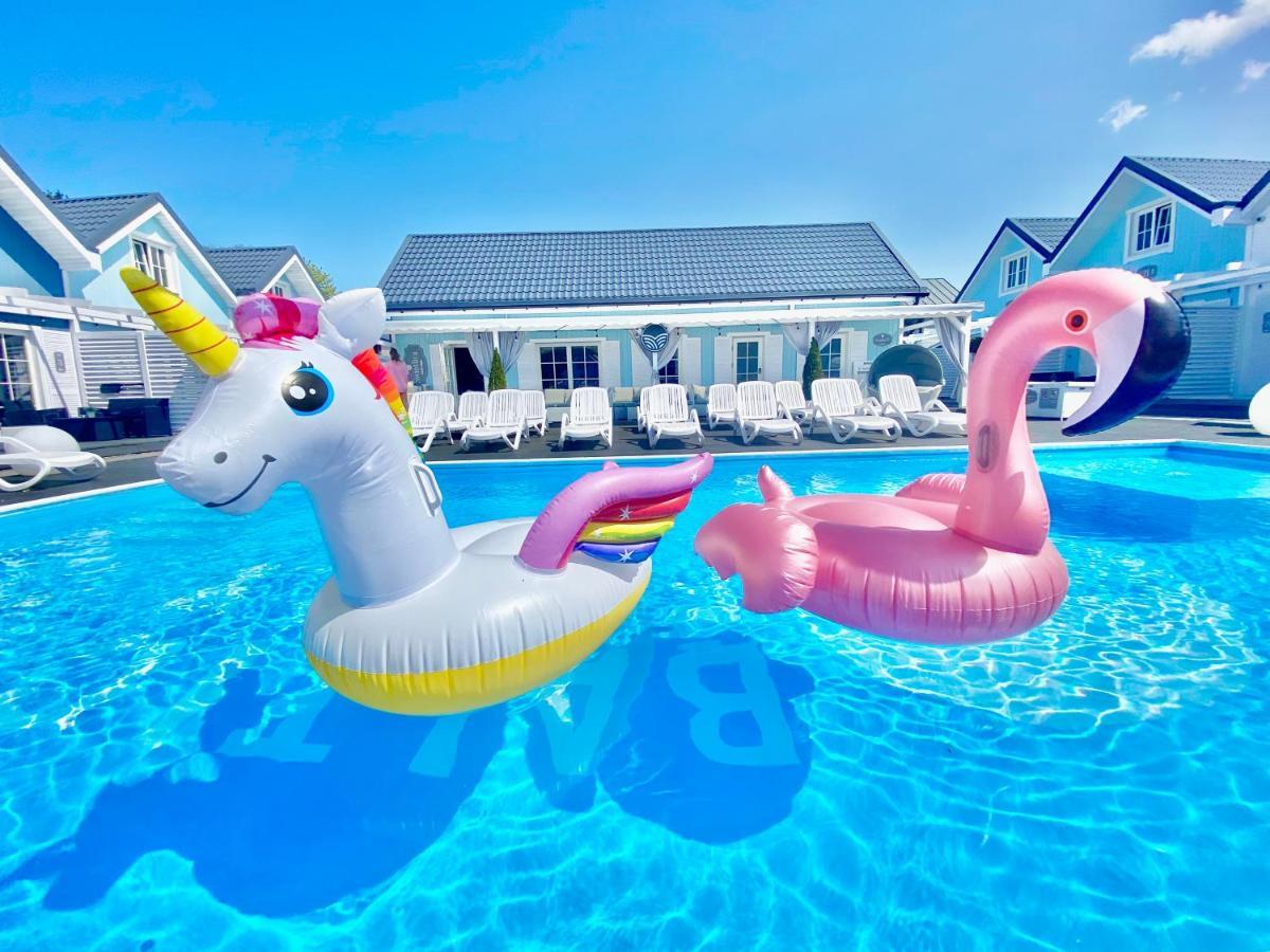 Domki Baltic Family Basen Kidsclub Rowery Mielno  Dış mekan fotoğraf
